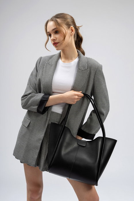 Lucky Bees Bolso Tote Negro 1264 Npt